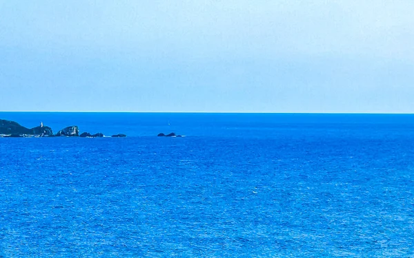Frumoasă Panoramă Peisagistică Orașului Capului Mării Vedere Zicatela Puerto Escondido — Fotografie, imagine de stoc