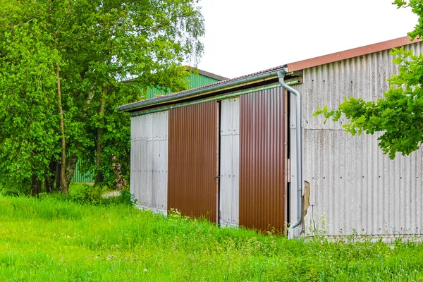 Small Brown Barn Storage Shed Countryside Pipinsburg Geestland Cuxhaven Lower — Stock Photo, Image