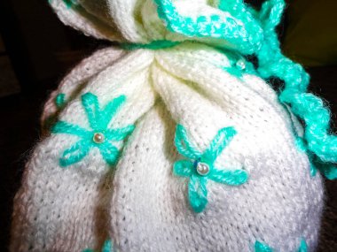 Leherheide Bremerhaven Bremen Almanya 'sında ev yapımı güzel yün kış şapkaları..