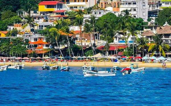 Puerto Escondido Oaxaca Mexico December 2022 Vissersboten Aan Haven Het — Stockfoto