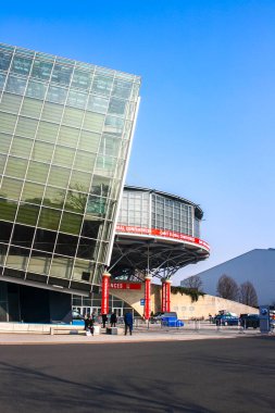 Laatzen Hannover 'deki Cebit Fuar Alanı, Almanya' nın Aşağı Saksonya Bölgesi.