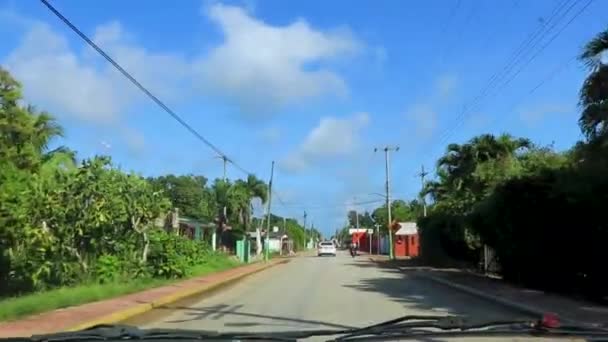 Quintana Roo Mexico Daki Kantunilkin Lazaro Cardenas Kiliseleri Halka Açık — Stok video