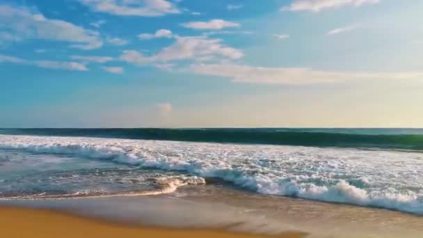Grandes Olas Surfistas Playa Zicatela Puerto Escondido Oaxaca México — Vídeos de Stock