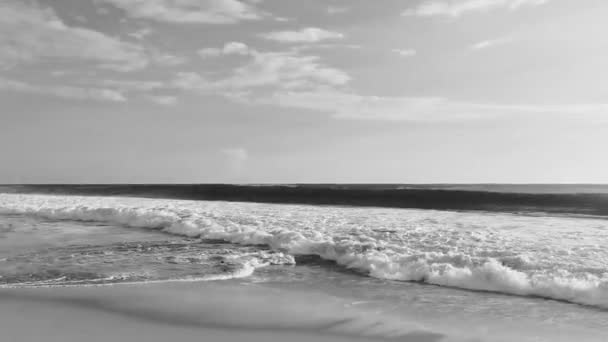 Extremt Stora Surfarvågor Stranden Zicatela Puerto Escondido Oaxaca Mexiko — Stockvideo