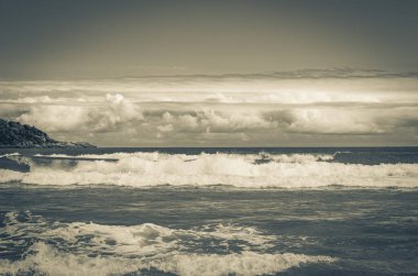 Muhteşem Praia de Lopes Mendes plajı Angra dos Reis Rio de Janeiro Brezilya 'daki büyük tropikal ada Ilha Grande.