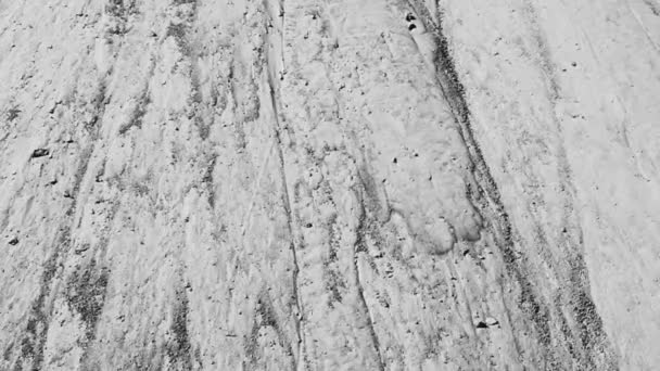 Аваланш Піску Просочується Вниз Схилу Еггештадт Шваневеде Остерхольц Нижня Саксонія — стокове відео