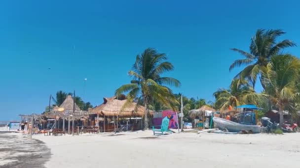 Holbox Mexico May 2022 Panorama Landscape View Beautiful Holbox Island — 图库视频影像