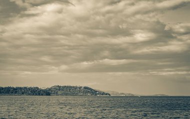 Tanintharyi Myanmar Birma 'daki Tropik Cennet Adası Pulo Ru ve Kawthaung manzara manzarası.