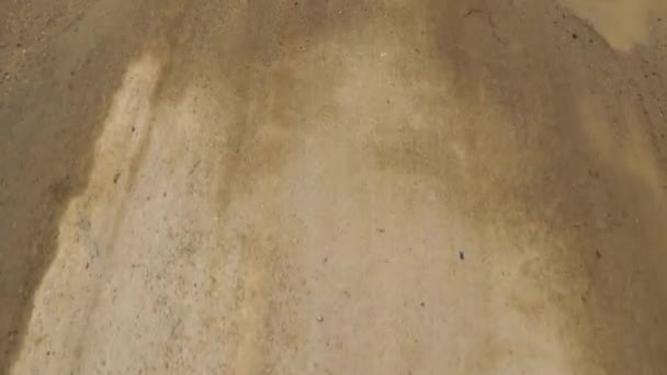 Величезний Жахливий Покинутий Готель Руїни Курорту Найтон Біч Саху Таланг — стокове відео