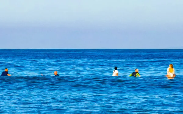 Puerto Escondido Oaxaca Messico Gennaio 2023 Surfista Surfista Tavola Surf — Foto Stock
