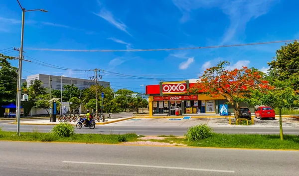 Playa Del Carmen Quintana Roo México 2021 Tienda Supermercados Oxxo — Foto de Stock
