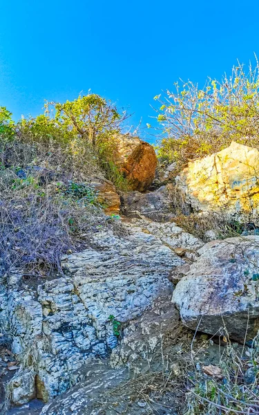 Bergen Berg Panorama Kliffen Heuvels Rotsen Heuvelachtig Tropisch Landschap Puerto — Stockfoto