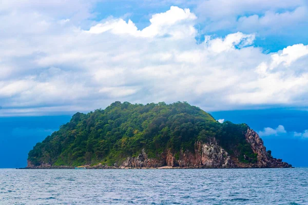 Kalksteinfelsen Hügel Berge Und Türkisblaues Wasser Phang Nga Bay Krabi — Stockfoto