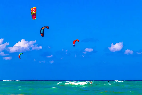 Playa Del Carmen Quintana Roo México Abril 2021 Desporto Aquático — Fotografia de Stock