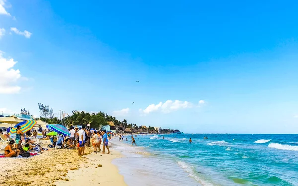 Playa Del Carmen Quintana Roo Μεξικό Απρίλιος 2021 Tropical Mexican — Φωτογραφία Αρχείου