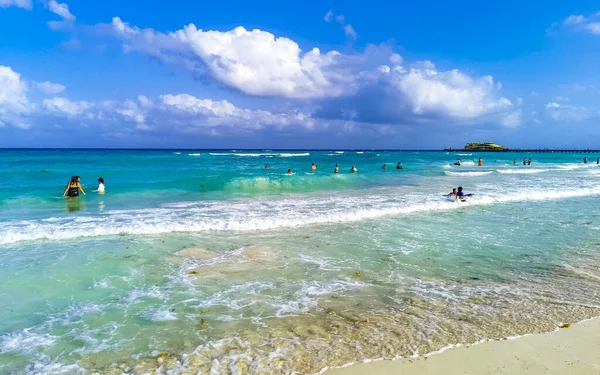 Playa Del Carmen Quintana Roo Mexikó Április 2021 Trópusi Mexikói — Stock Fotó