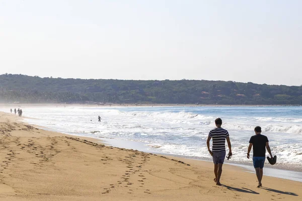 stock image Puerto Escondido Oaxaca Mexico 13. November 2022 Extremely huge big surfer waves on the beach at La Punta de Zicatela Puerto Escondido Oaxaca Mexico.