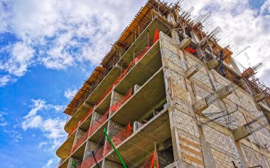 Playa del Carmen Mexico 'da büyük otel tesisleri inşa ediliyor..