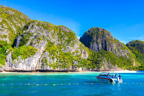 Нанг Таиланд Октябрь 2018 Красивый Знаменитый Вид Пляжную Лагуну Между — стоковое фото