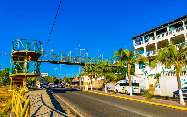 Puerto Escondido Oaxaca Mexique Janvier 2023 Typique Belle Route Touristique — Photo