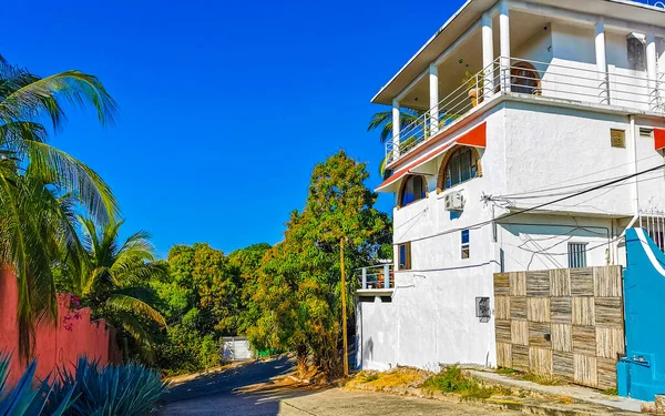 Luxe Mooie Tropische Moderne Huizen Residentiële Hotels Resorts Bacocho Puerto — Stockfoto