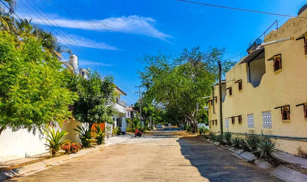 stock image Luxurious beautiful tropical modern houses and residential hotels resorts in Bacocho Puerto Escondido Oaxaca Mexico.