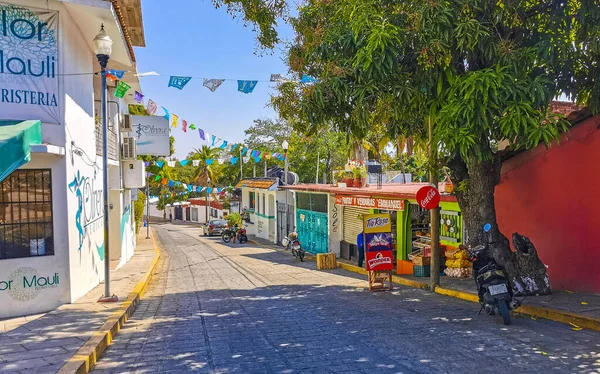 Puerto Escondido Oaxaca Mexico Januari 2023 Typisch Mooie Kleurrijke Toeristische — Stockfoto