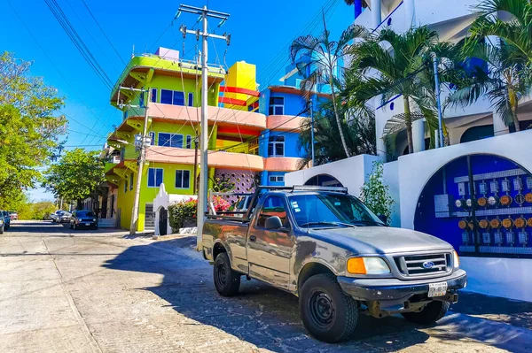 Puerto Escondido Oaxaca Mexico Březen 2023 Typické Krásné Barevné Turistické — Stock fotografie