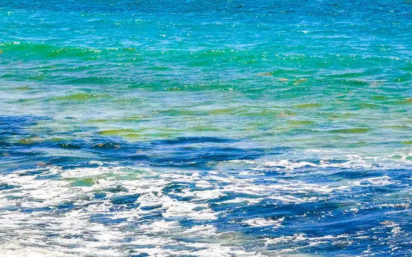 Tropicale Messicano Spiaggia Caraibica Panorama Paesaggio Con Coralli Pietre Massi — Foto Stock