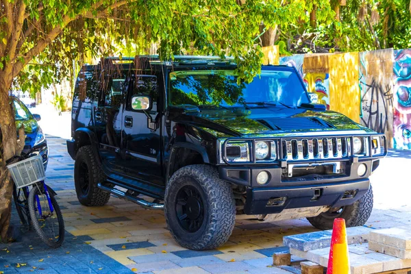 Playa Del Carmen Quintana Roo Mexique Mars 2021 Diverses Camionnettes — Photo