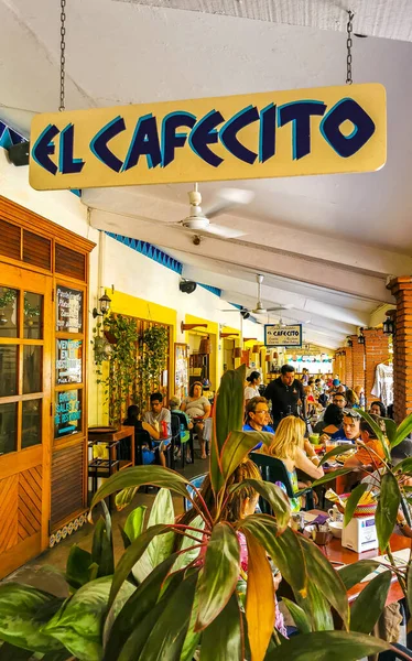 Puerto Escondido Oaxaca México Janeiro 2023 Famoso Restaurante Café Cafecito — Fotografia de Stock
