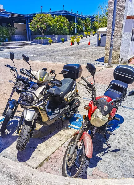 Playa Del Carmen Quintana Roo Mexico Květen 2023 Různé Motocykly — Stock fotografie