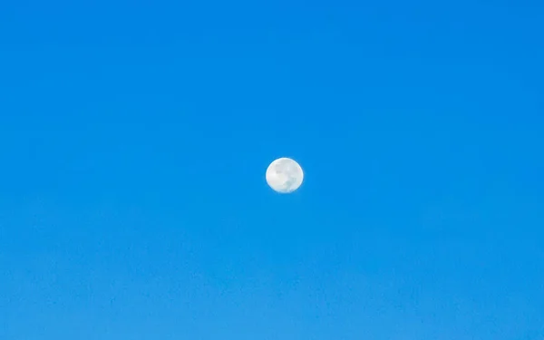 Close Fullmoon Full Moon Shining Brightly Zicatela Puerto Escondido Oaxaca — Stock Photo, Image
