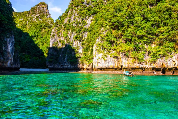 Beautiful Tropical Limestone Islands Koh Phi Phi Leh Island Nang — Stockfoto