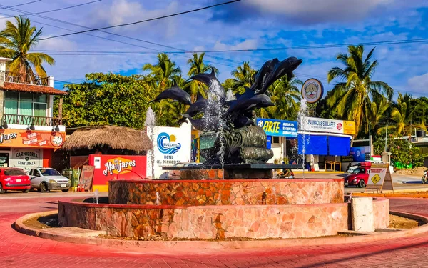 Puerto Escondido Oaxaca Mexique Décembre 2022 Typique Belle Route Touristique — Photo