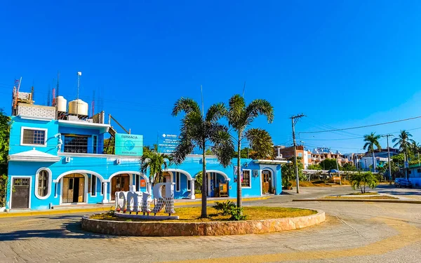Puerto Escondido Oaxaca Mexiko Januari 2023 Typiska Vackra Färgglada Turist — Stockfoto
