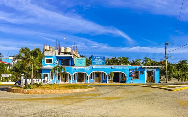 Puerto Escondido Oaxaca Mexiko Januari 2023 Typiska Vackra Färgglada Turist — Stockfoto