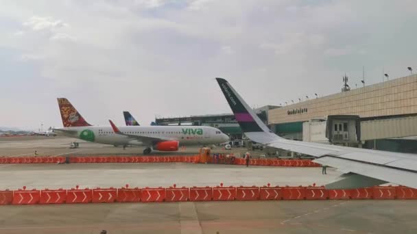 Guadalajara Jalisco México Marzo 2023 Aeropuerto Internacional Guadalajara Con Pista — Vídeos de Stock