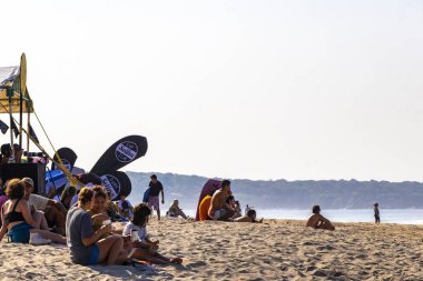 Puerto Escondido Oaxaca Meksika 13. Kasım 2022 Sörf Festivali Sahnede Zicatela Puerto Escondido Oaxaca.