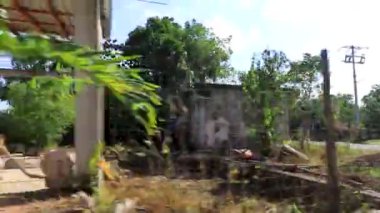 Kantunilkin Quintana Roo Mexico 21. Aralık 2021 'de Quintana Roo Mexico' daki Kantunilkin Lazaro Cardenas 'ta küçük bir köyde sokak evleri ve halka açık mekanlar dolaştı..