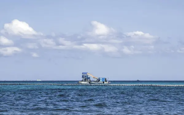 Playa Del Carmen Quintana Roo Mexico May 2023 Boat Yacht — Stock Photo, Image