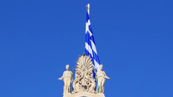 アテネ アティカ ギリシャ 2018年10月 ギリシャ アテネのコングレスセンタービルザピオン歴史的建造物 — ストック動画
