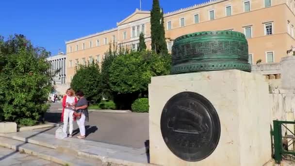 Athen Attika Griechenland Oktober 2018 Das Kongresszentrum Gebäude Zappeion Historische — Stockvideo