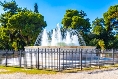Atina Attica Yunanistan 'daki Çeşmeli Zappeion Tarihi Binaları Kongresi.
