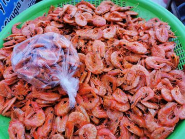 Zicatela Puerto Escondido Oaxaca Meksika 'da karides deseni.