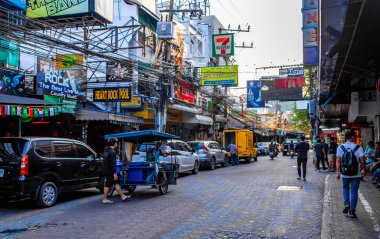 Pattaya Chon Buri Tayland 27 numara. Ekim 2018 Pattaya yürüyüş sokak halk partisi Pattaya Bang Lamung Amphoe Chon Buri Tayland, Güneydoğu Asya.