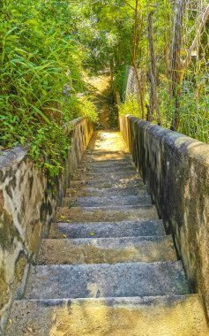 Zicatela Puerto Escondido Oaxaca 'da basit merdivenler..