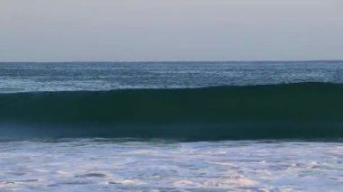 Extremely huge big powerful surfer waves on the beach in Zicatela Puerto Escondido Oaxaca Mexico.