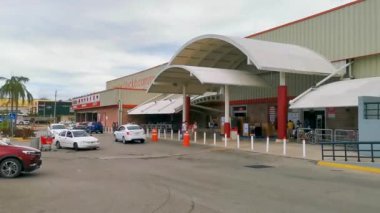 Playa del Carmen Quintana Roo Meksika 03. Haziran 2021 Playa del Carmen Quintana Roo 'daki park yeri ve pazar yeri.