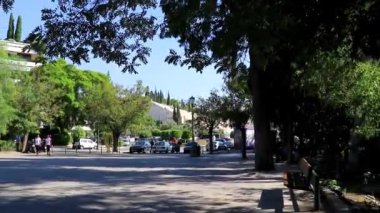 Atina Attica Yunanistan 'daki stadyumdaki şehir parkı.